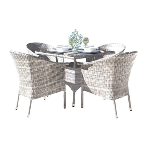 Hospitality Rattan Athens 5-Piece Armchair Dining Set