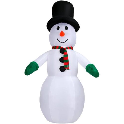 Christmas Time 10 Inflatable Snowman with Lights 1