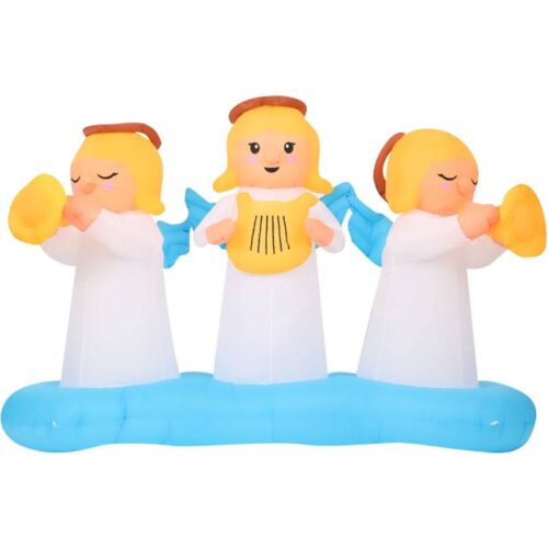 Christmas Time 8 Inflatable Angels with Lights 1