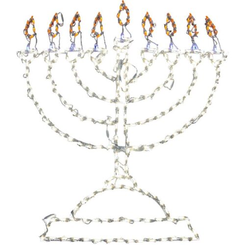 Fraser Hill Farm 45H LED 9-Light Menorah 1