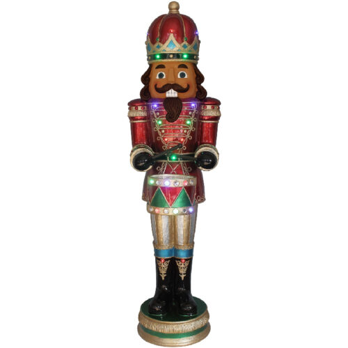 Fraser Hill Farm 61H African American Nutcracker with LED Lights 1