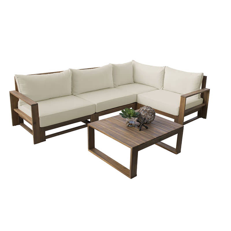 Hospitality Rattan Grand Cay 5-Piece Modular Sectional