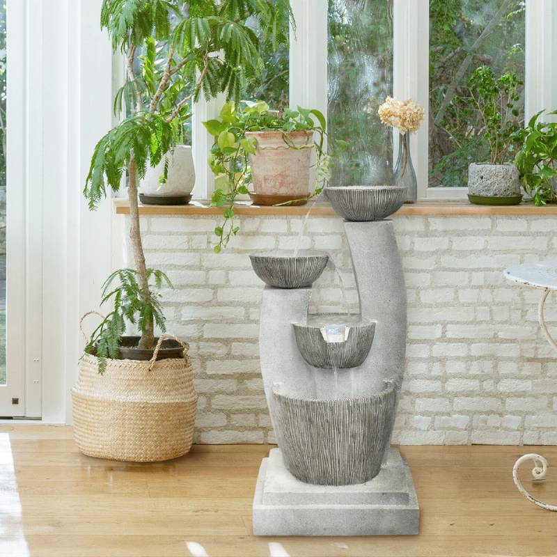 Hanover HAN046FNTN-02 42in Polyresin Fountain with Lights 7