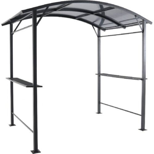 Hanover HANGRGAZ-GRY Grill Gazebo 90" x 59" x 90" 1