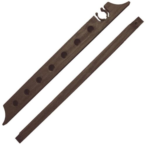 Imperial-Bridge-Stick-with-Weathered-Dark-Chestnut-Two-Piece-Wall-Rack