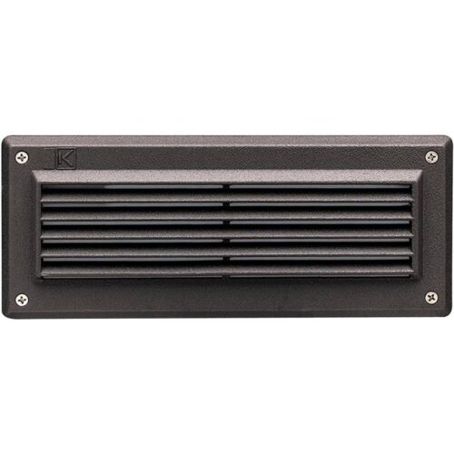 Kichler 15073AZT Bronze Louvered Brick 9.5" x 4"
