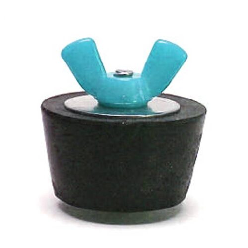 Technical Products #12C #12 2" Fitting Winter Plug With Turquoise Wingnut