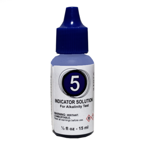PoolStyle PS9755 Pro Series Alkaline Indicator Solution #5 .5oz Bottle