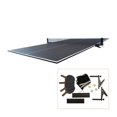 HB Home Black Table Tennis Top with Accessory Kit