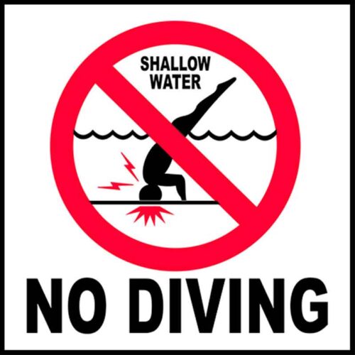 Custom-Mosaics-DM701-05-Smooth-NO-DIVING-Depth-Marker