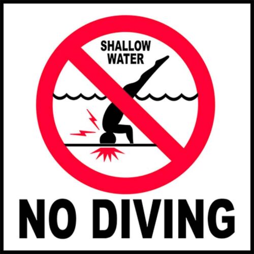 Custom-Mosaics-DM702-05-Non-Skid-NO-DIVING-Depth-Marker