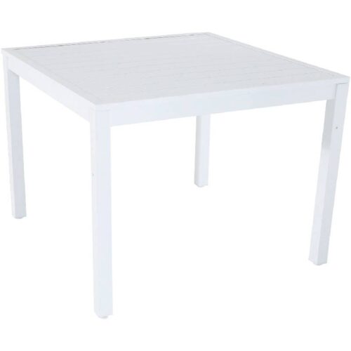 Hanover Del Mar 38 Aluminum Slat Square Table 1