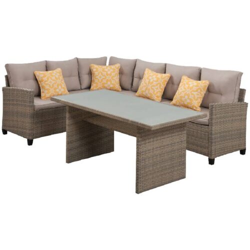 Hanover Mabelle 3pc Sectional Seating Set 1