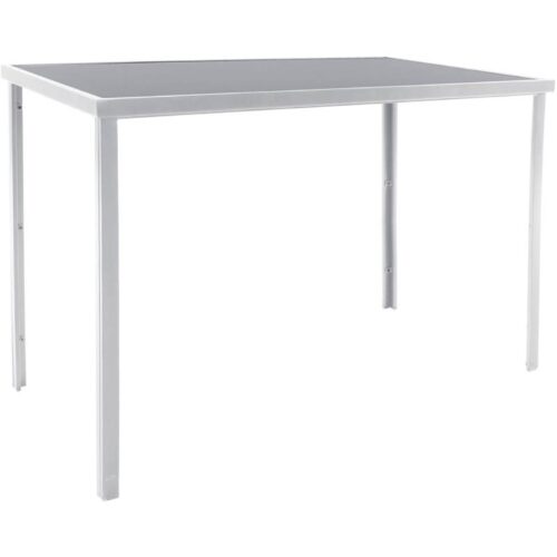 Hanover Naples Aluminum Glass Bar Table 1