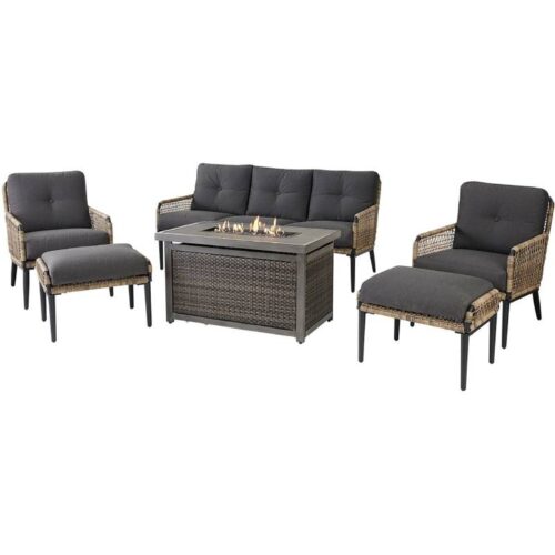 Mod Furniture Pasadena 6pc Fire Pit Set 1