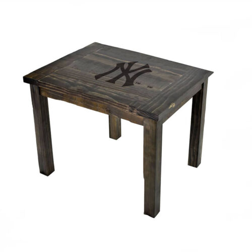 This New York Yankees Reclaimed Coffee Table from Imperial features your favorite team's logo to bring team spirit to any living space. Made of solid pine wood. The table looks great holding drinks and snacks in your fan cave or as an accent piece in your living room. Pair this with a team side table to complete your room! This product is officially licensed by the MLB.