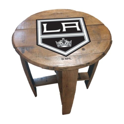 Imperial Los Angeles Kings Oak Barrel End Table