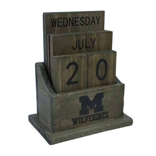 Perfect for top of desk, kitchen counter, coffee tables, you name it! Attractive rustic look. Great for the home or corporate office. Screen printed team logo. Lightweight!
