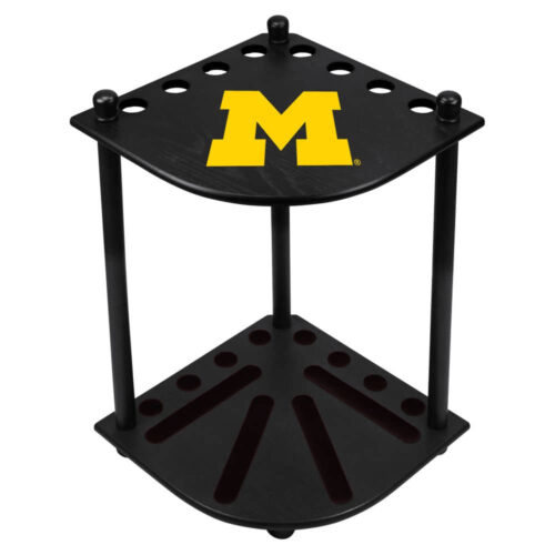 Imperial University of Michigan Corner Cue Rack