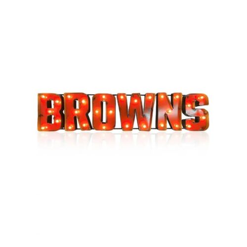 Cleveland Browns Recycled Logo Sign