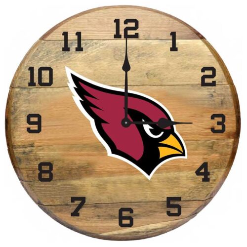 Imperial-Arizona-Cardinals-Oak-Barrel-Clock2
