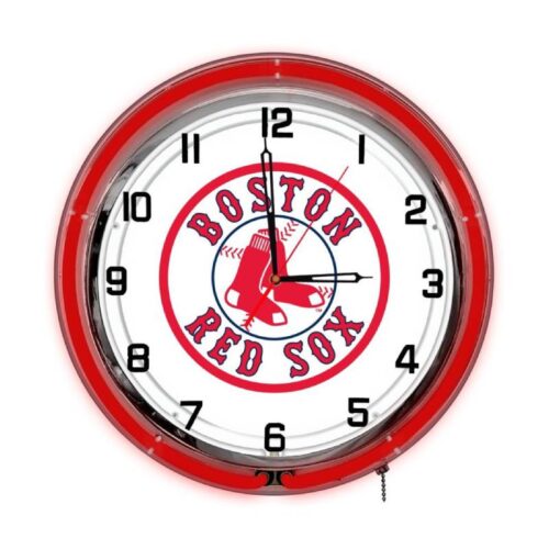 Imperial Boston Red Sox 18 Neon Clock