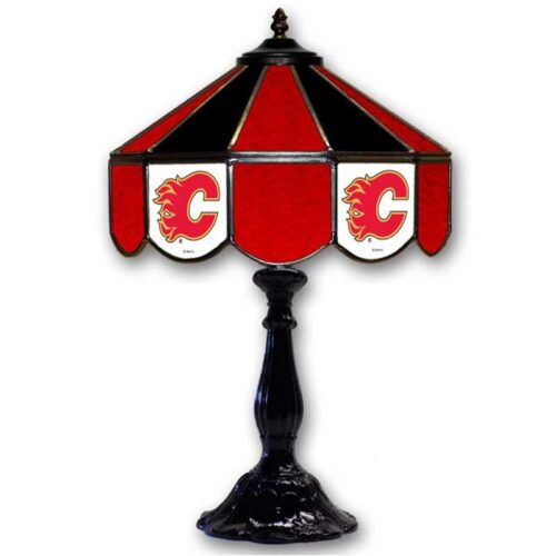 Imperial-Calgary-Flames-21-Glass-Table-Lamp