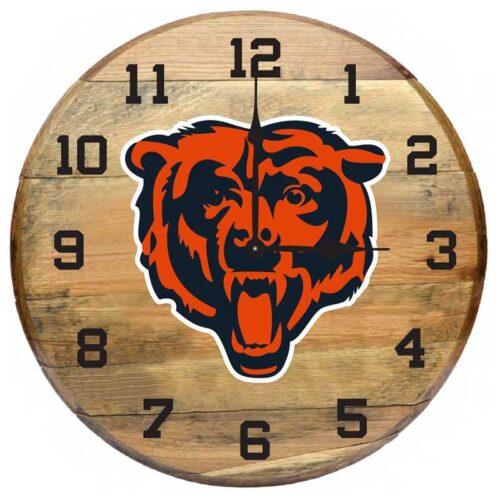 Imperial-Chicago-Bears-Oak-Barrel-Clock2