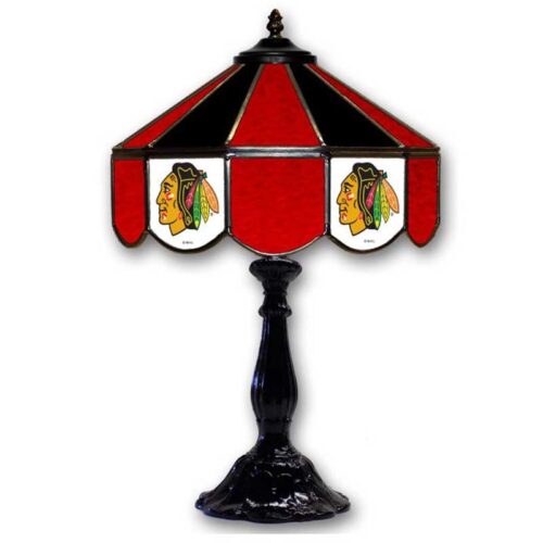 Imperial-Chicago-Blackhawks-21-Glass-Table-Lamp
