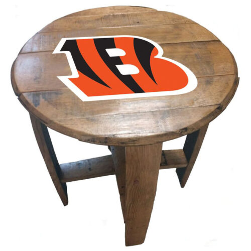 Imperial-Cincinnati-Bengals-Oak-Barrel-End-Table2