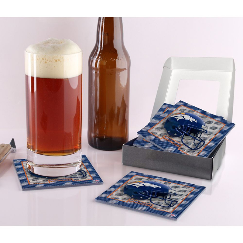 Imperial-Denver-Broncos-5D-Holographic-Coaster-Set