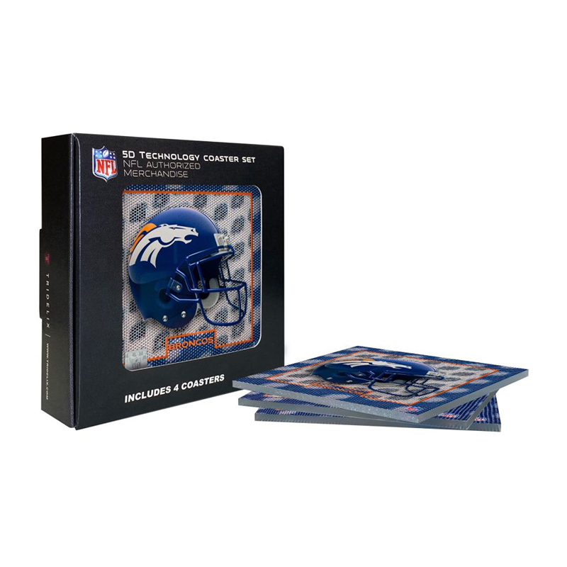 Imperial-Denver-Broncos-5D-Holographic-Coaster-Set1