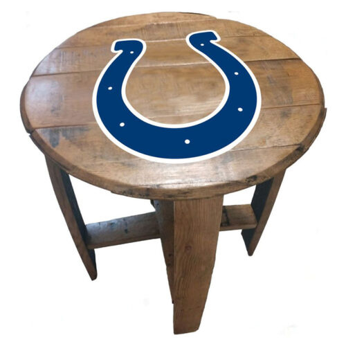 Imperial-Indianapolis-Colts-Oak-Barrel-End-Table2