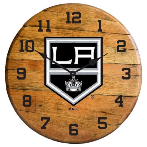 Imperial-Los-Angeles-Kings-Oak-Barrel-Clock2