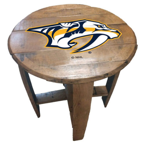 Imperial-Nashville-Predators-Oak-Barrel-End-Table2