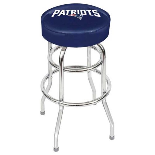 Imperial-New-England-Patriots-Chrome-Bar-Stool2
