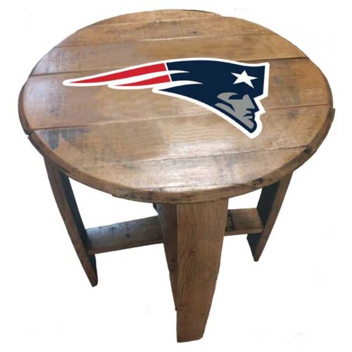 Imperial-New-England-Patriots-Oak-Barrel-End-Table2