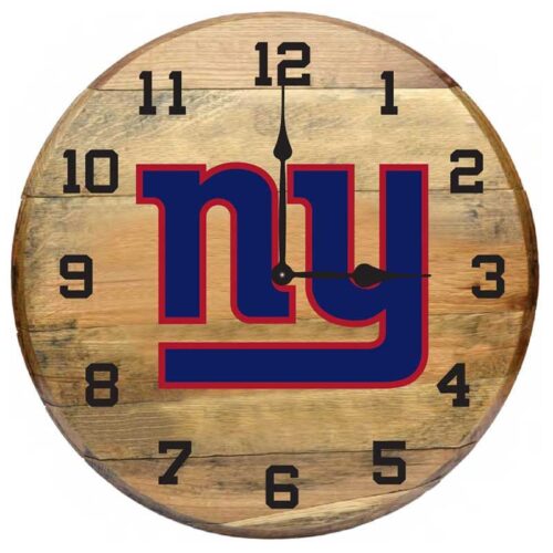 Imperial-New-York-Giants-Oak-Barrel-Clock2