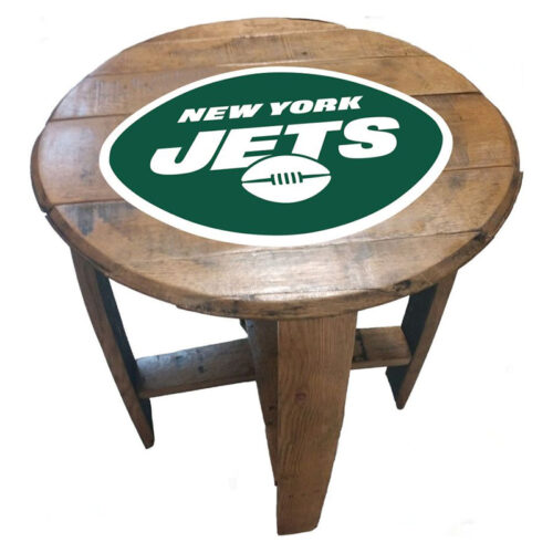 Imperial-New-York-Jets-Oak-Barrel-End-Table2