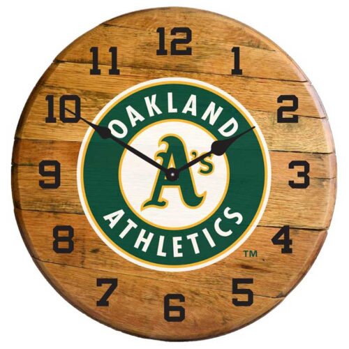 Imperial-Oakland-Athletics-Oak-Barrel-Clock2