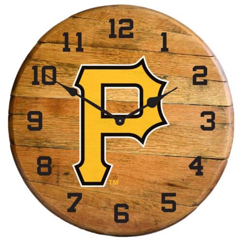 Imperial-Pittsburgh-Pirates-Oak-Barrel-Clock2
