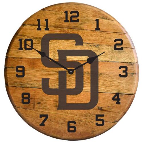 Imperial-San-Diego-Padres-Oak-Barrel-Clock2