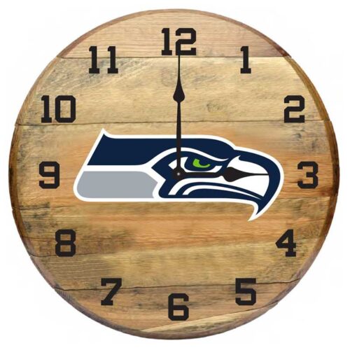 Imperial-Seattle-Seahawks-Oak-Barrel-Clock2