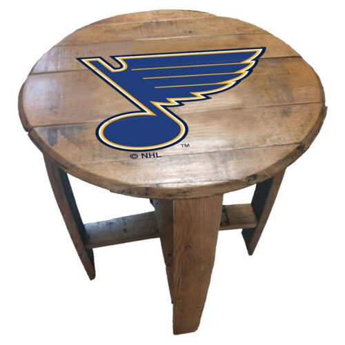 Imperial-St-Louis-Blues-Oak-Barrel-End-Table2