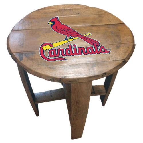 Imperial-St-Louis-Cardinals-Oak-Barrel-End-Table2