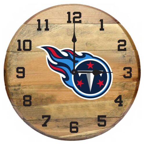 Imperial-Tennessee-Titans-Oak-Barrel-Clock2