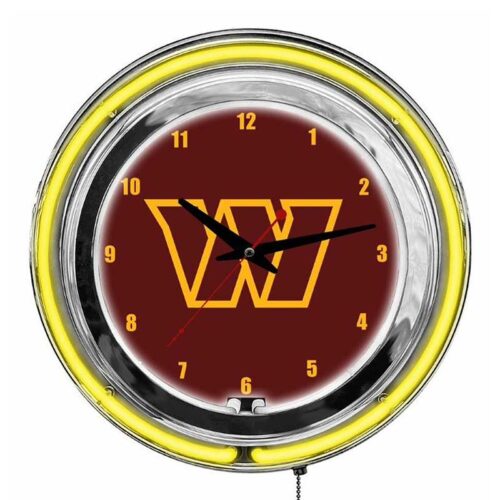 Imperial-Washington-Commanders-14-Neon-Clock1