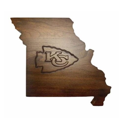 Kansas City Chiefs Wood Magnetic Key Holder 1