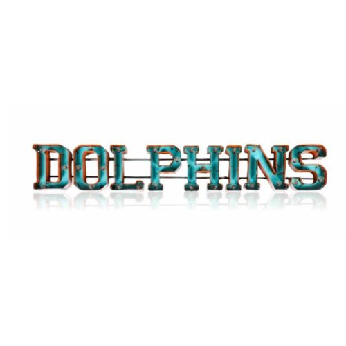 Miami Dolphins Recycled Logo Sign 1