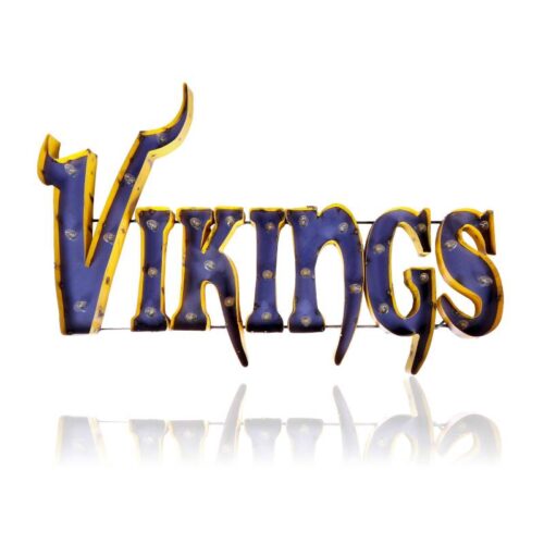 Minnesota Vikings Recycled Logo Sign 1
